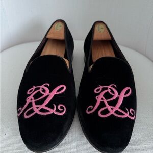 Ralph Lauren Purple Label Men’s Alonzo RL Velvet Loafers Size‎ 10